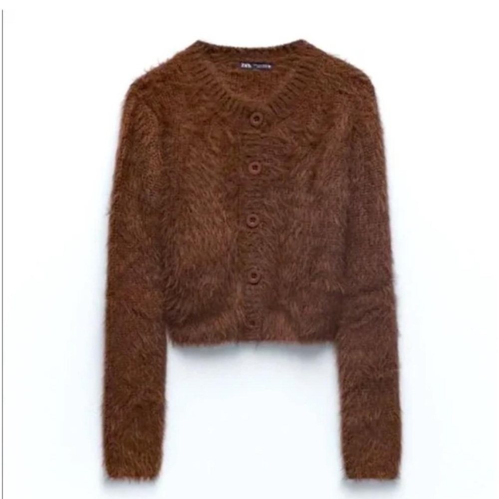 Zara Eyelash Cardigan